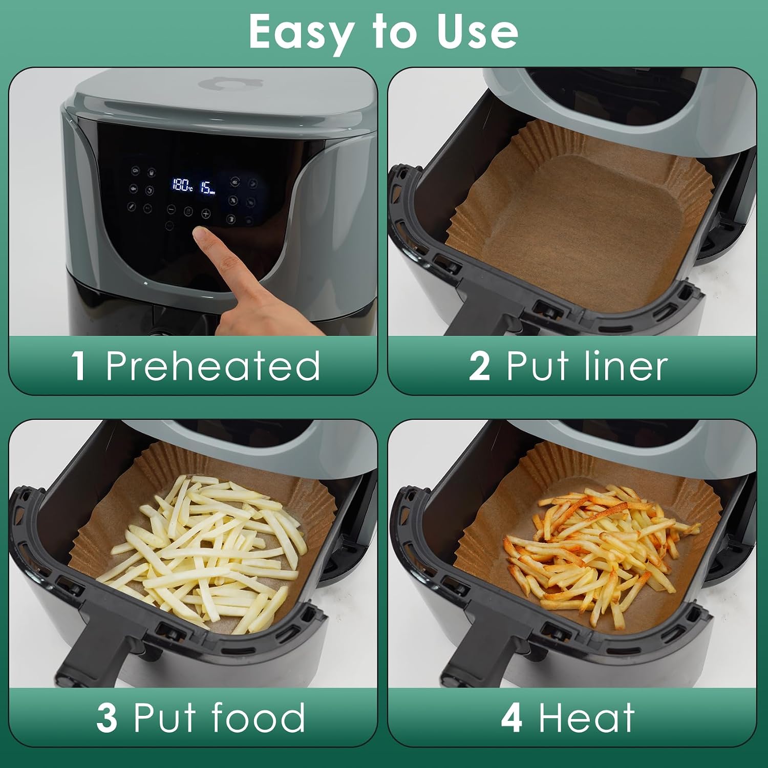 How to use parchment liners safely in an air fryer